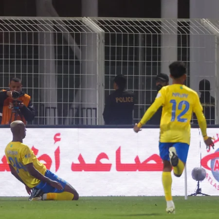 Ronaldo faz um gol, Talisca marca dois e o Al Nassr vence o Al-Shabab em um confronto entre técnicos portugueses!