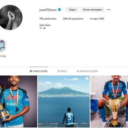 Itália: Juan Jesus muda ícone nas redes sociais em resposta a Acerbi.